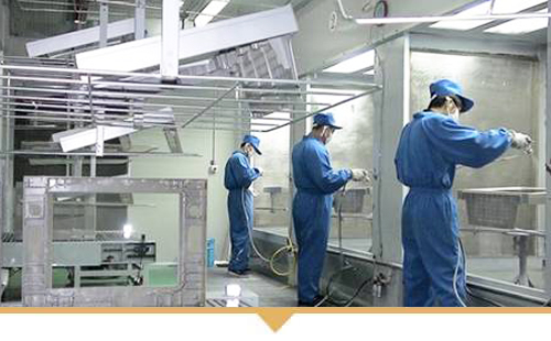 Done in the dust-free shop, by professional workers and advanced equipment